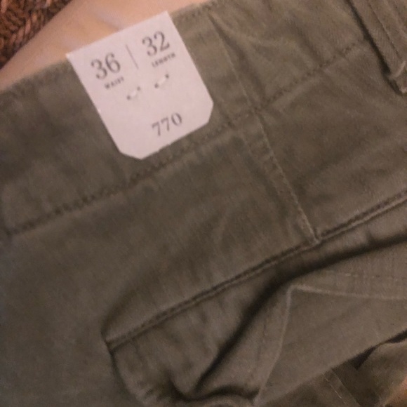 J Crew Straight 770 Cargo Pants sz 36X32 - Picture 5 of 6